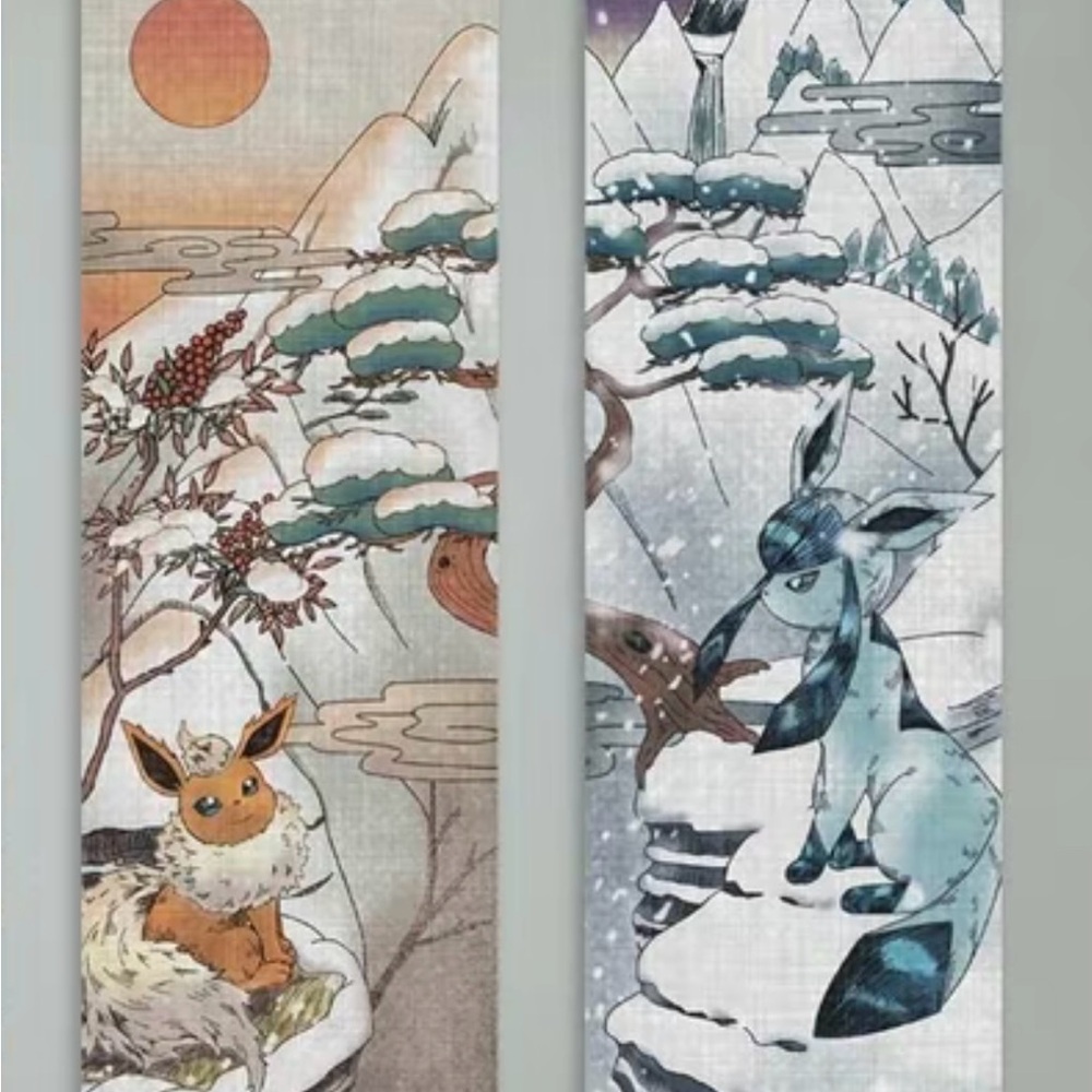 Flareon and Glaceon Wall Art
